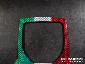 Alfa Romeo Stelvio Central Console Trim - Center Tunnel Trim - Carbon Fiber - Pre '20 - Italian Theme - Feroce Carbon